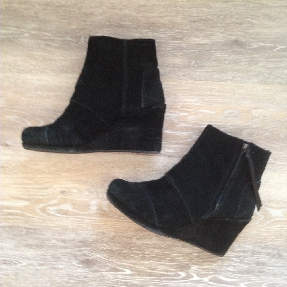 Toms wedge boots